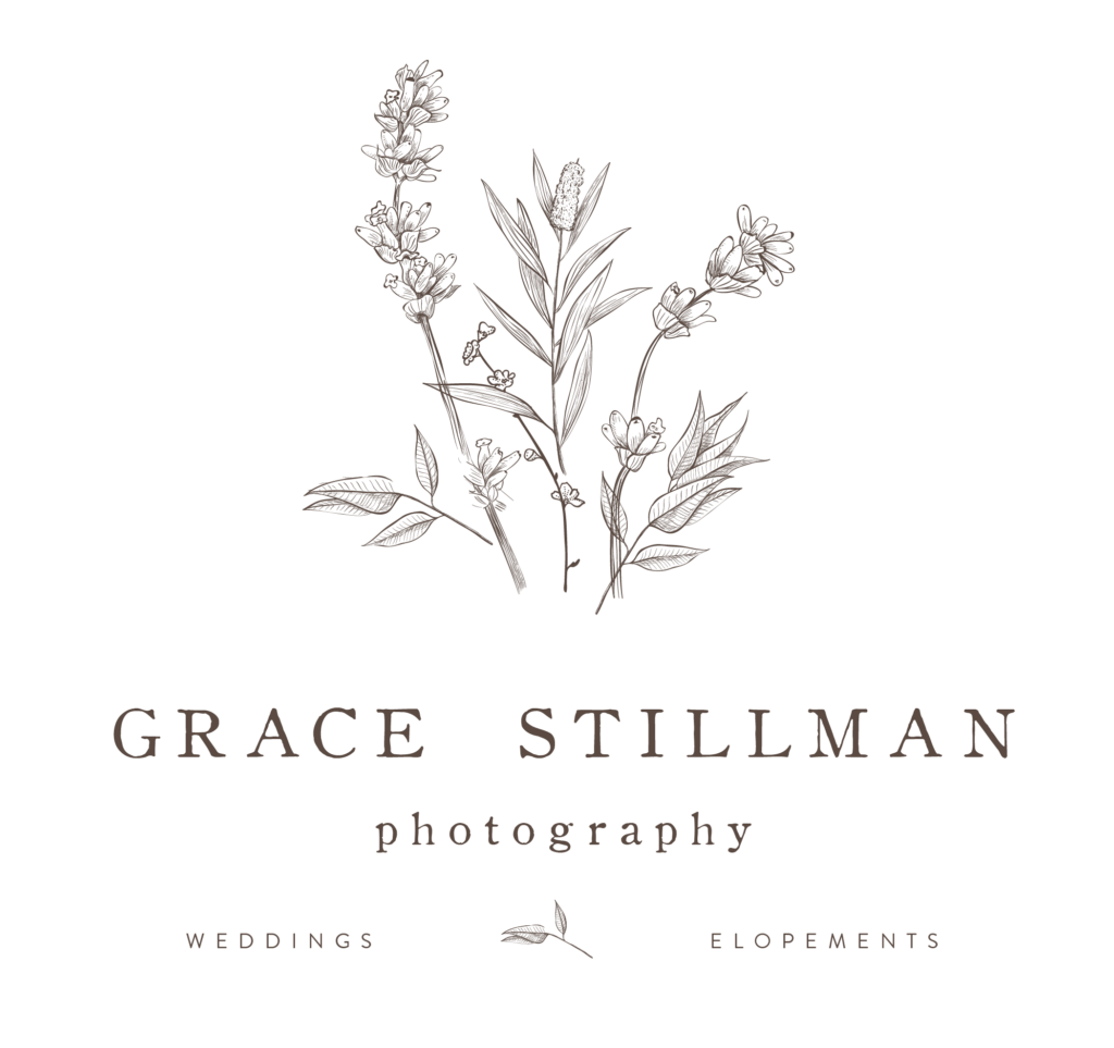 floral logo design for photographer
